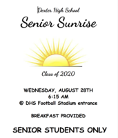Senior Sunrise Date Set!